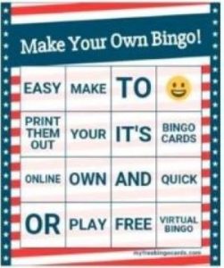 online class bingo meme